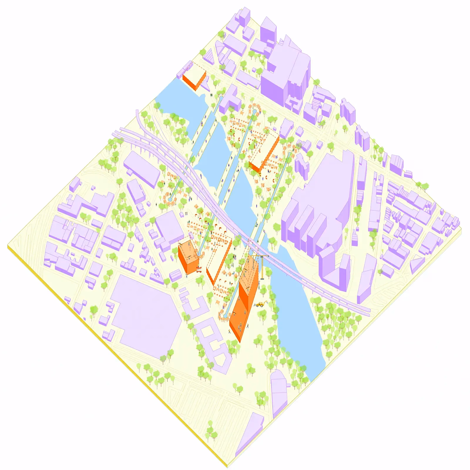Lia Santana, rotated site plan