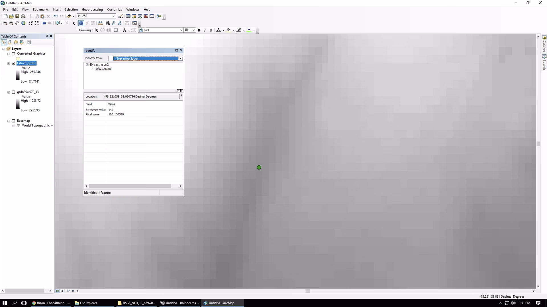 Map algebra / neighborhood operation on a raster grid
