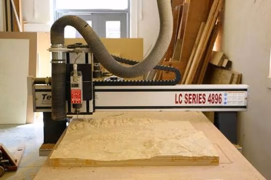 CNC router cutting Zihao's model