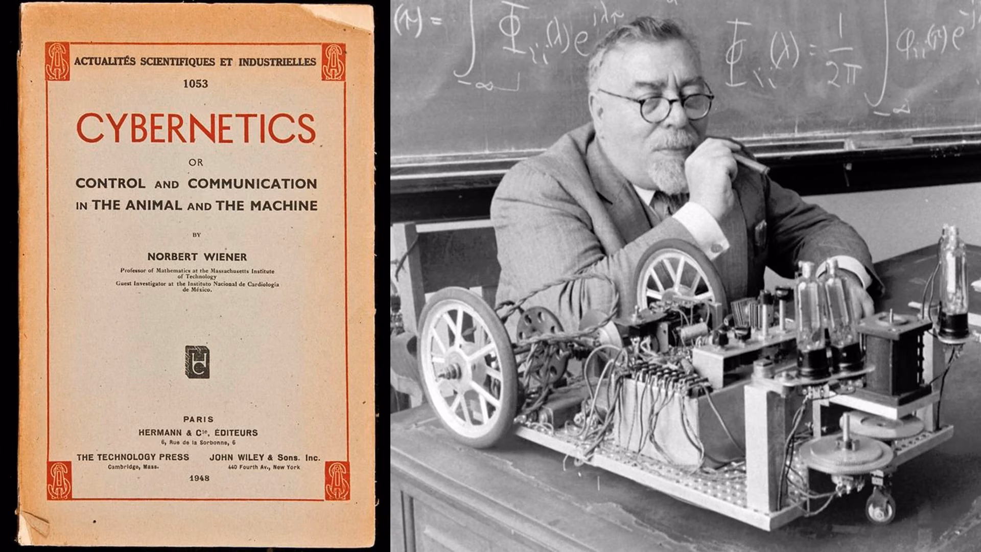 Norbert Wiener, Cybernetics, 1948 — title slide