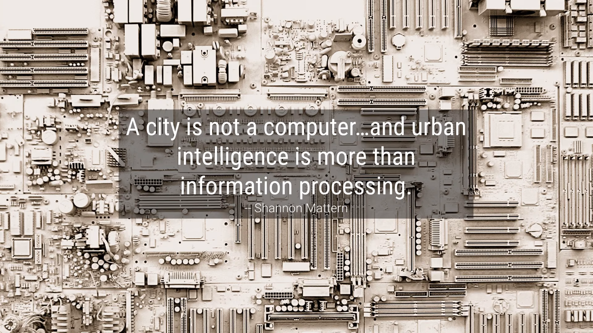 The smart city as the most ambitious cybernetic project